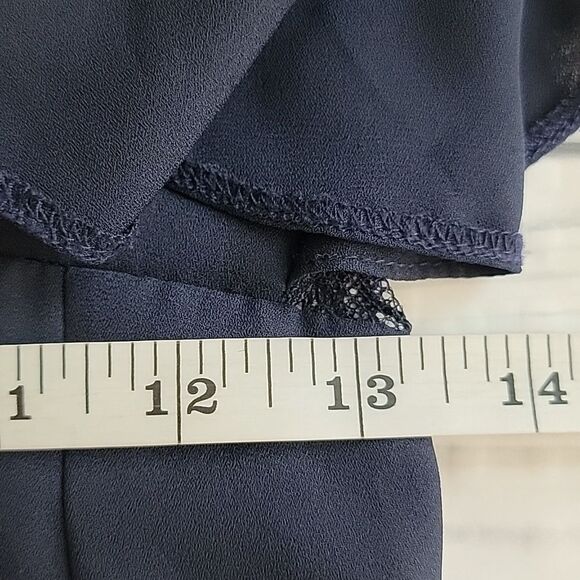 Asos special occasion midi dress in navy Women's Size 4 - Picture 13 of 15